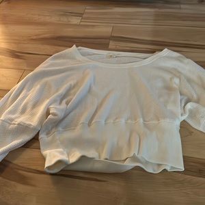 Brand new off white top. Waffle design